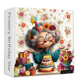 Flowery Birthday Star Jigsaw Puzzle 1000 Pieces